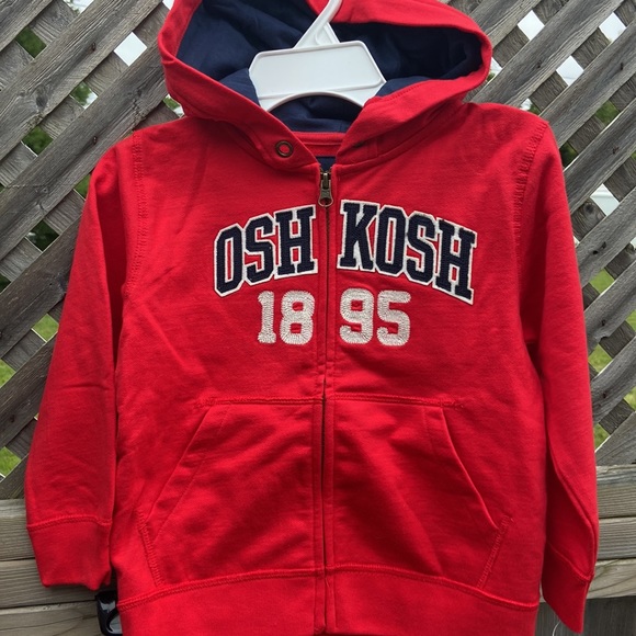 B1G2F 🚨 Oshkosh track suit boys French terry hoodie and wide leg pant - Picture 2 of 8